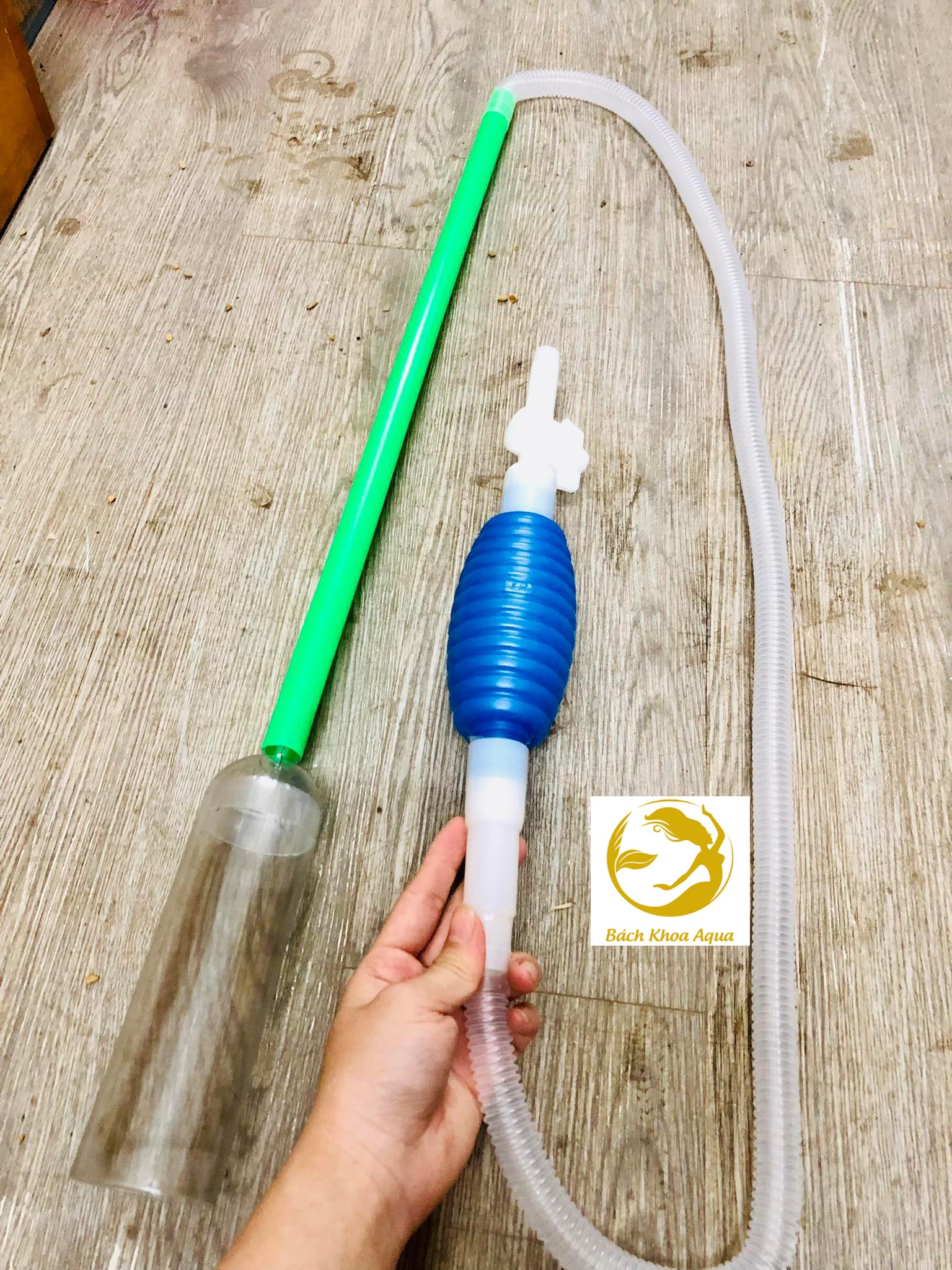 Bơm tay có van - không van thay nước bể cá tiện lợi